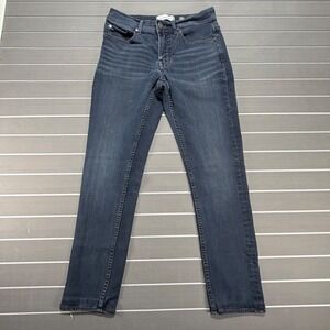 Departwest Trouper Skinny Jeans Mens 30R Dark Wash Blue Stretch Denim HEMED 27"